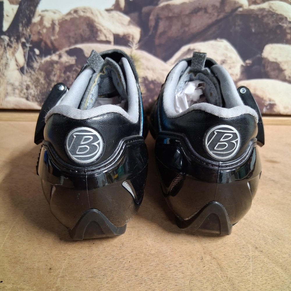 Bontrager‎ Race Road WSD Cycling Shoes Black Blue Womens sz 6 Ratchet Buckle - Picture 4 of 10